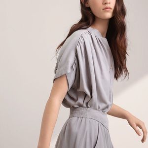 Aritzia Wilfred Bertillon Blouse “Ashen” XXS